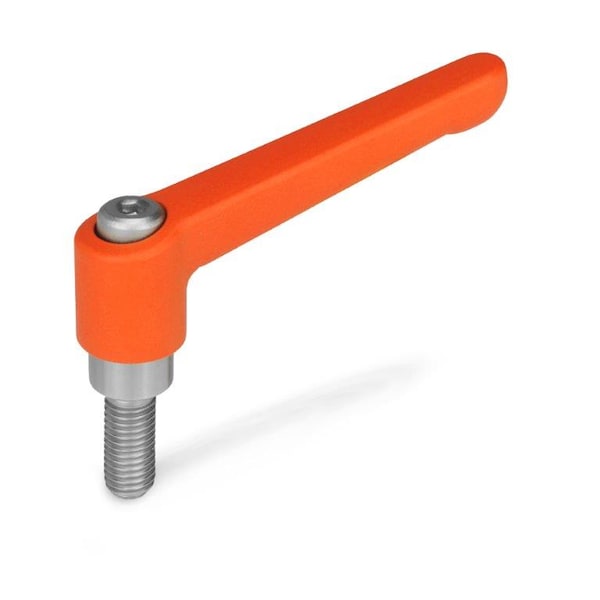 GN300.1-63-5/16X18-32-OS Adjustable Lever Stainless Steel
